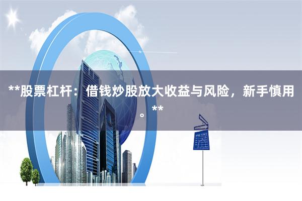 **股票杠杆：借钱炒股放大收益与风险，新手慎用。**